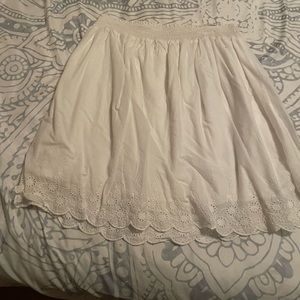 Old Navy White Cotton Skirt Size M